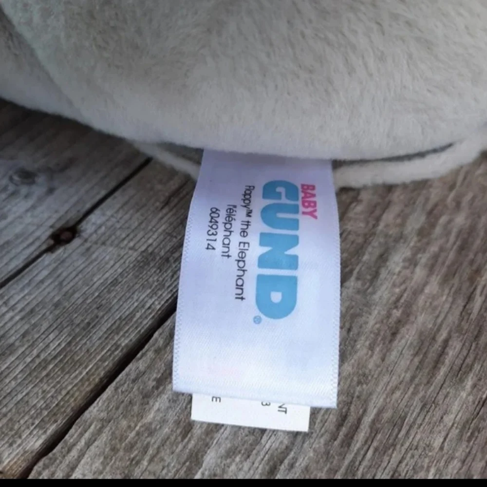 Gund elephant plush 